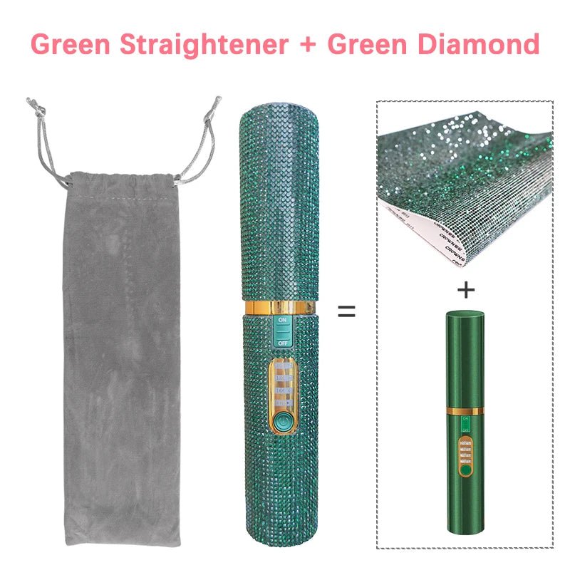 Portable Diamond Hair Straightener - PINKED
