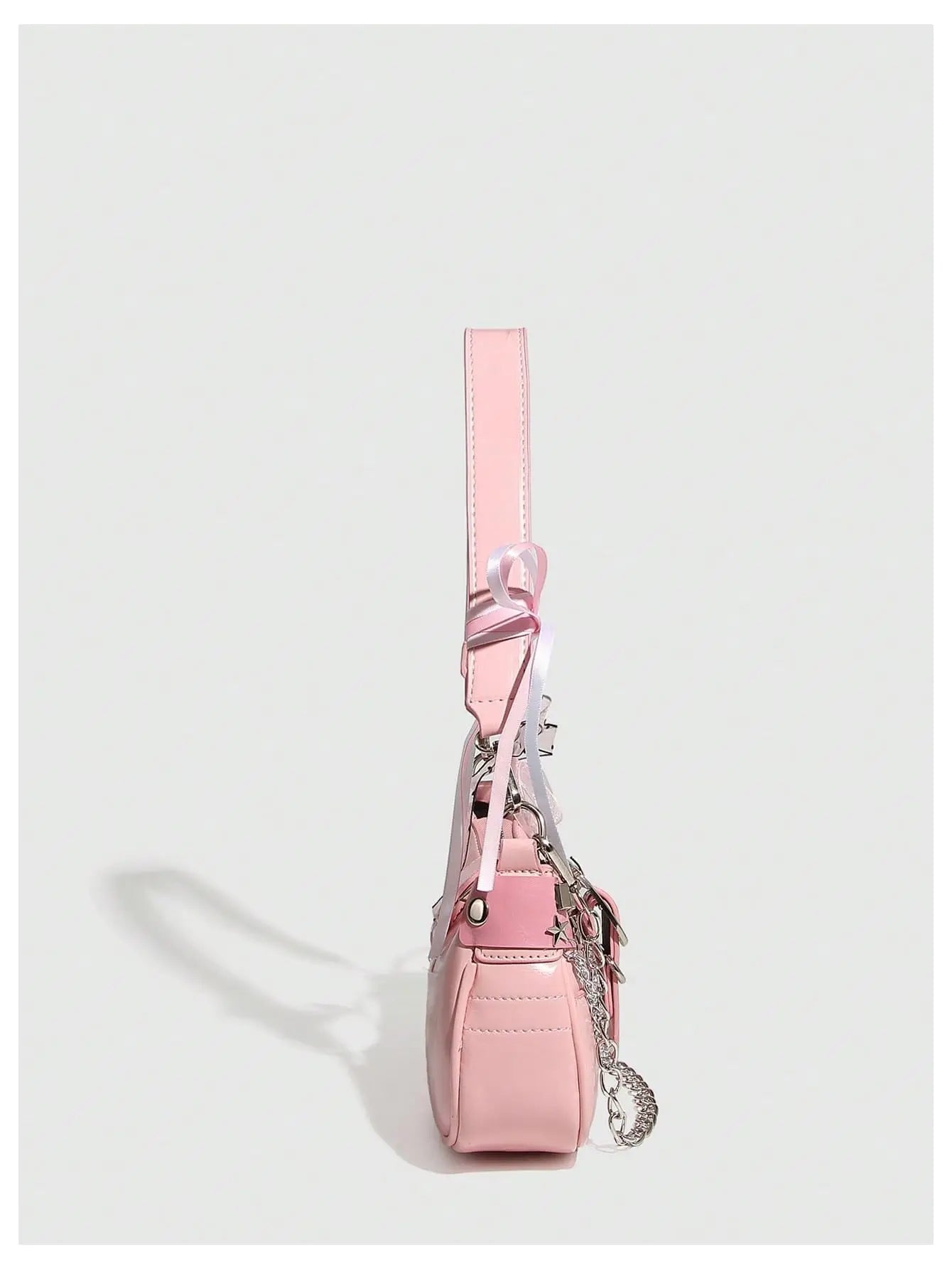 Shoulder Bag Mini Chain Hobo Handbag Purse - PINKED