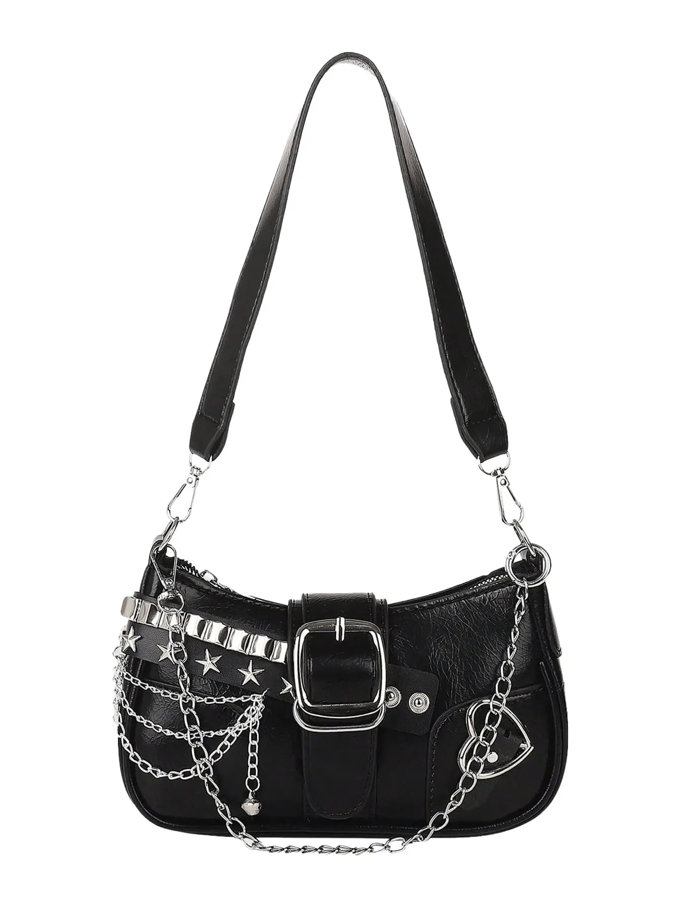 Shoulder Bag Mini Chain Hobo Handbag Purse - PINKED