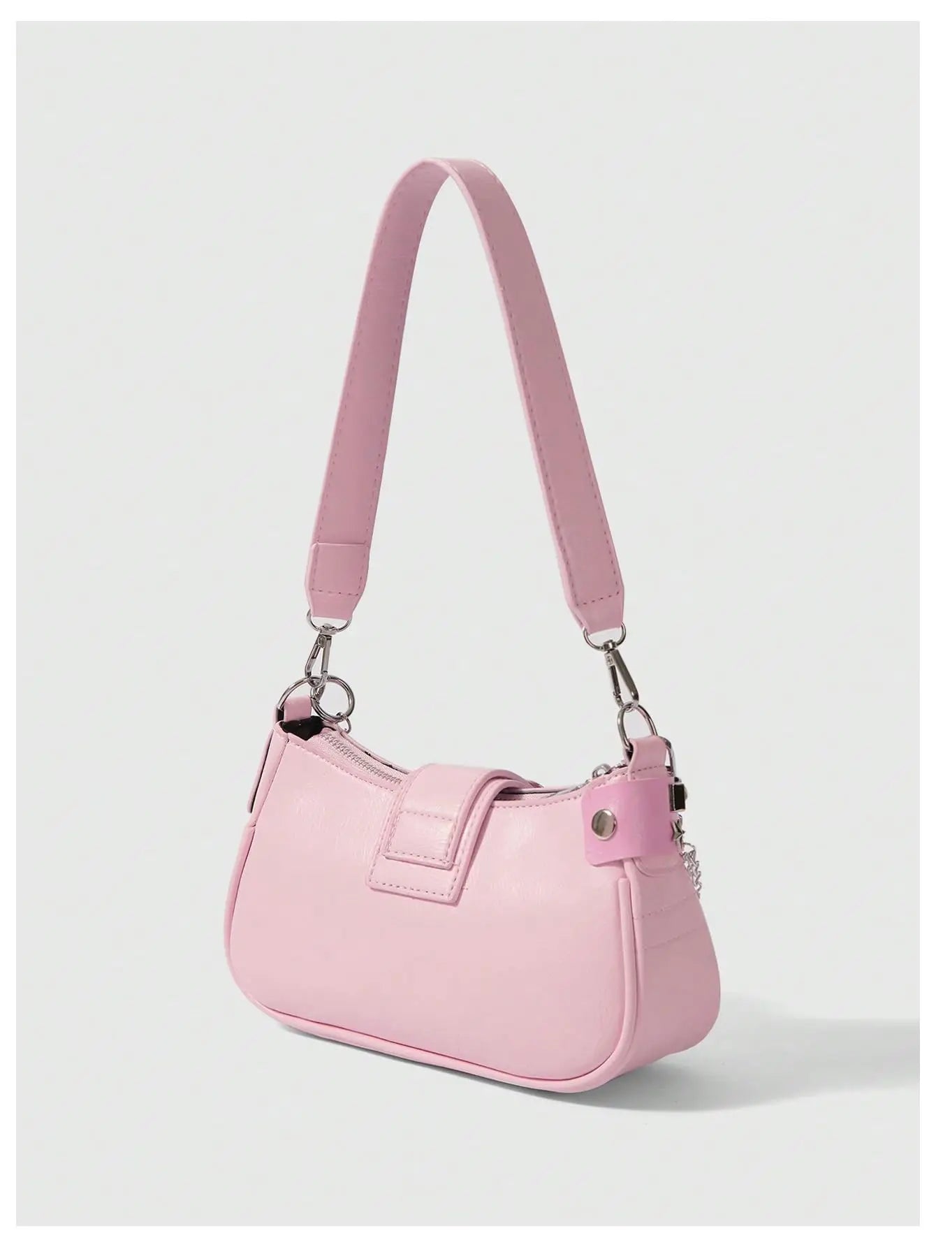 Shoulder Bag Mini Chain Hobo Handbag Purse - PINKED